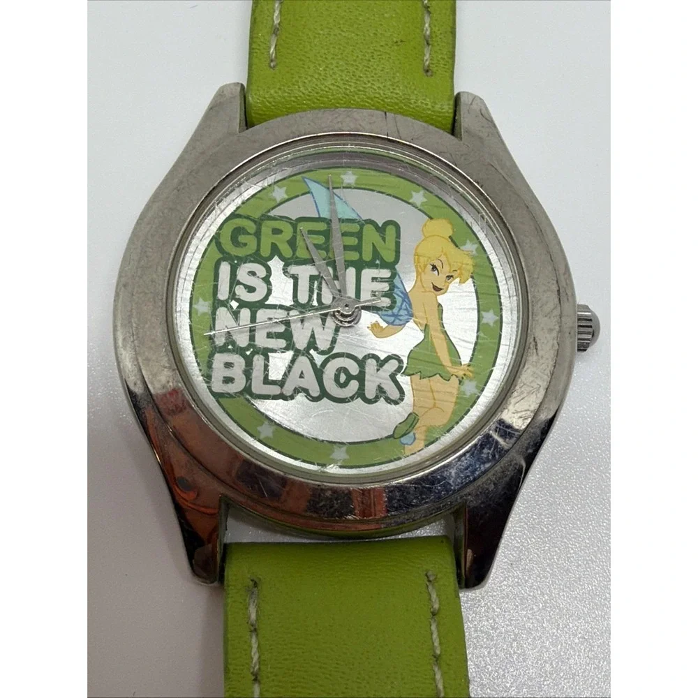 Tinkerbell‎ Disney Watch Green Band Green Is The New Black Needs Battery